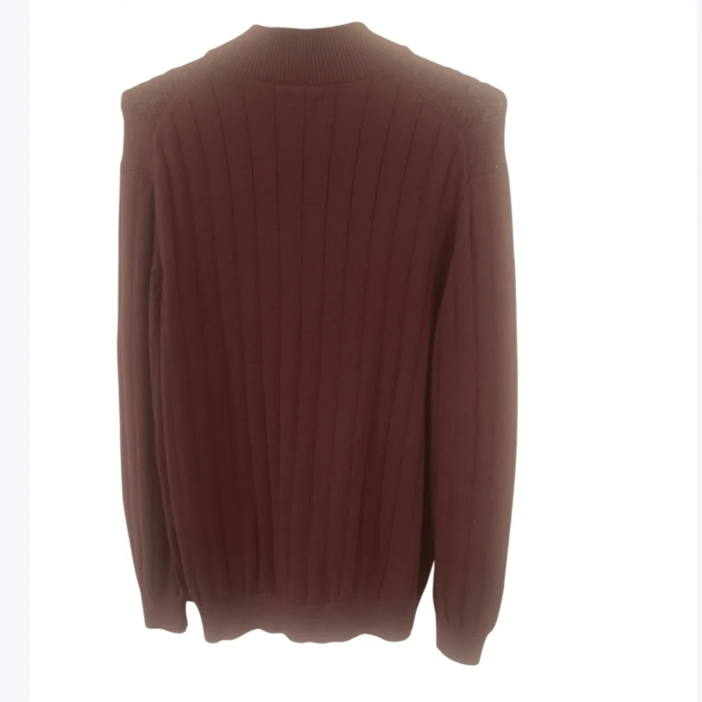 Izod Men's Thicken Zipper Pullover  Sweater